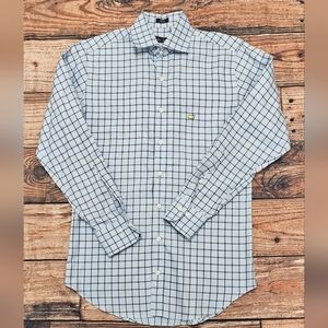 Clubhouse Collection Masters Nanoluxe Shirt Men's Small Long Sleeve Button Up